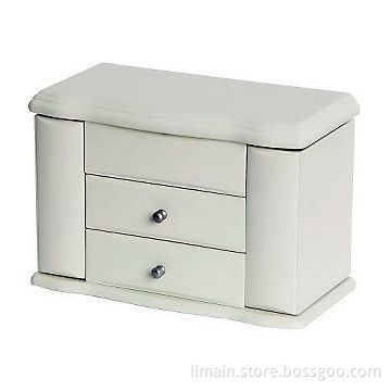 Wooden Jewelry Box, 9-7/8 x 4-7/8 x 6-3/4-inch Measures